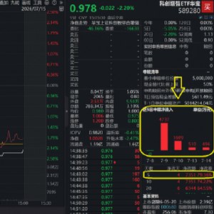 科创板深度调整,华宝基金科创增强ETF(589280)四日吸金7351万元!机构:展望后市,科技仍是主线